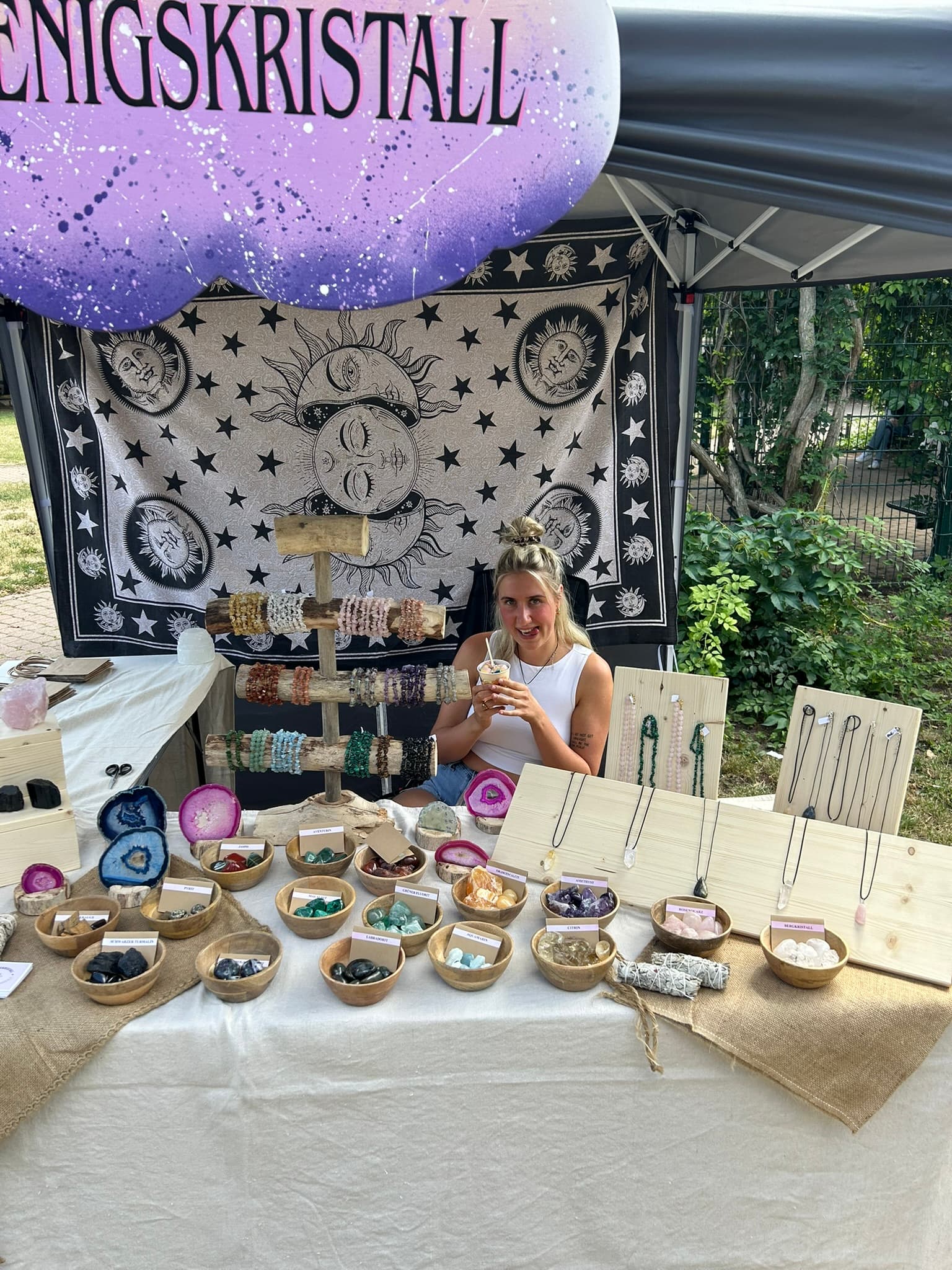 Marktstand von Koenigskristall